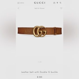 Gucci Leather Belt